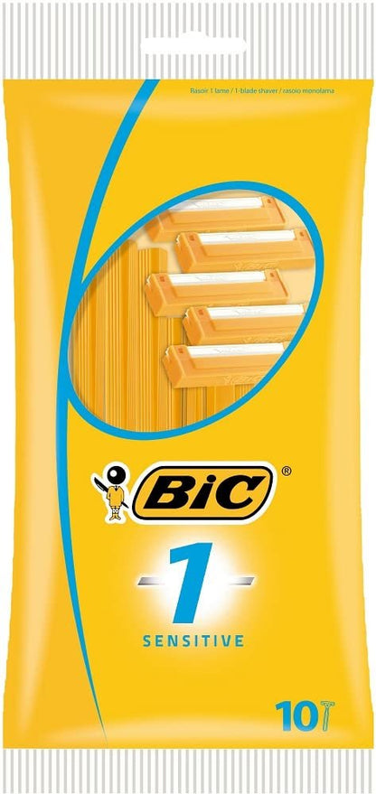 BIC Sensitive Einwegrasierer für Männer, 10er-Pack
