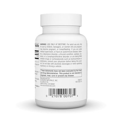 Source Naturals Melatonin Lutschtabletten mit Orangengeschmack - 1 mg - 200 Stück - Fördert erholsamen Schlaf