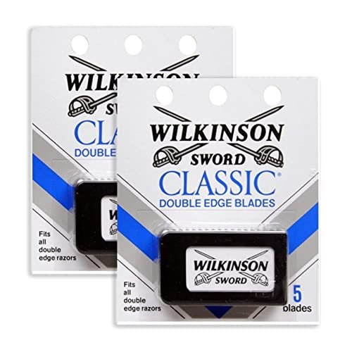 Wilkinson Sword Classic Doppelklingen-Rasierklingen – 5 Klingen (2er-Pack)