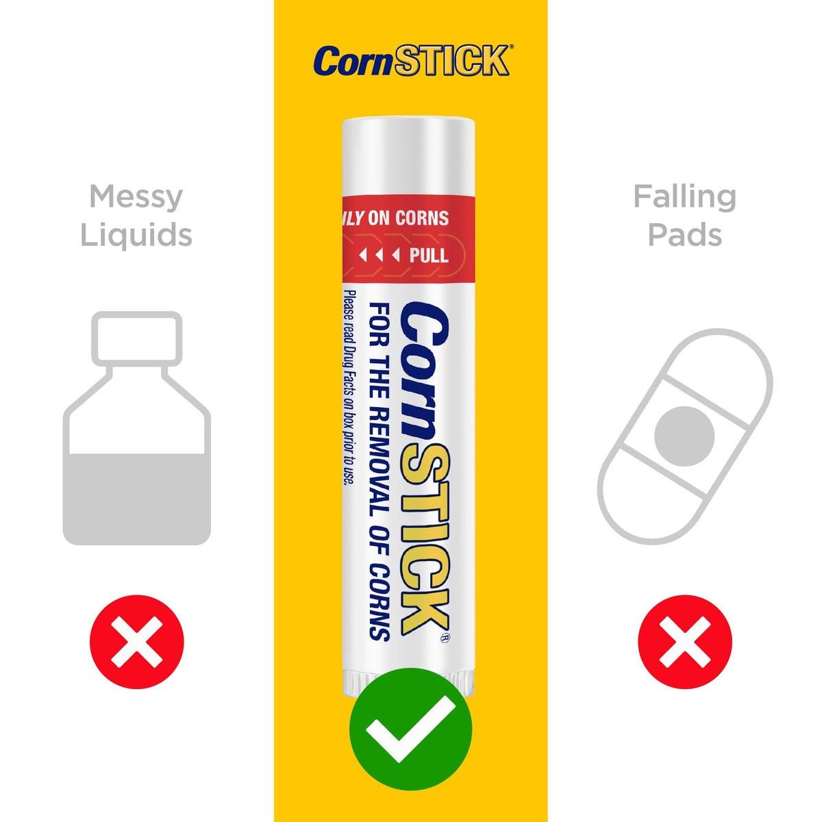 CornStick Maximum Strength Salicylsäure Fest-Stick zur Hornhaut- und Hühneraugenentfernung, 0,2 Unzen
