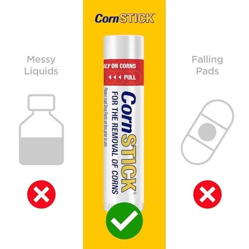 CornStick Maximum Strength Salicylsäure Fest-Stick zur Hornhaut- und Hühneraugenentfernung, 0,2 Unzen