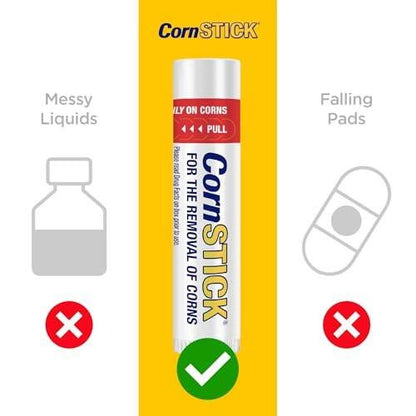 CornStick Maximum Strength Salicylsäure Fest-Stick zur Hornhaut- und Hühneraugenentfernung, 0,2 Unzen