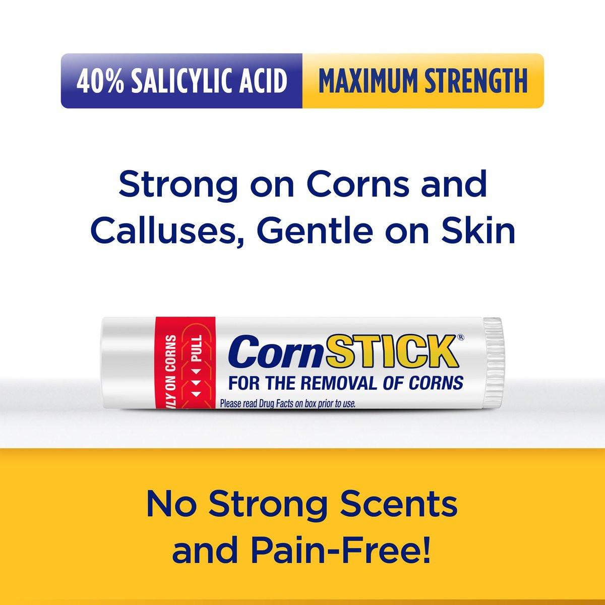 CornStick Maximum Strength Salicylsäure Fest-Stick zur Hornhaut- und Hühneraugenentfernung, 0,2 Unzen