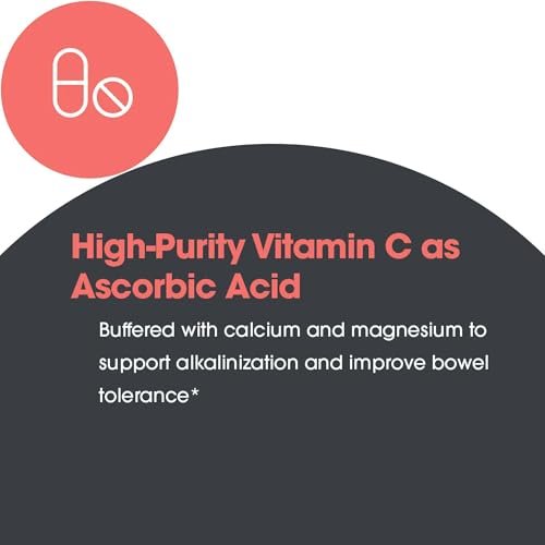 Allergy Research Group ARG Gepufferte Vitamin C - 1000 mg Vitamin C - Immununterstützung - Vegetarische Kapseln - Hypoallergene Formel - 60 Portionen - 120 Stück