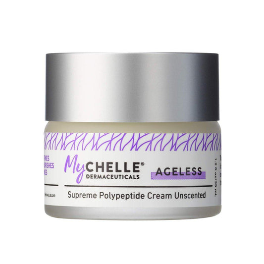 MyCHELLE Dermaceuticals Supreme Polypeptide Cream Ungelüftet (37 ml) - Anti-Aging-Creme mit kraftvollen Peptiden, hebt und belebt die Haut, reduziert das Erscheinungsbild von feinen Linien und Falten