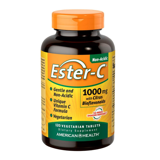 Ester-Vitamin C mit Citrus-Bioflavonoiden 1000 mg 120 vegane Tabletten