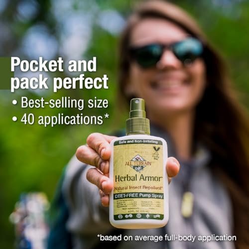 Herbal Armor DEET-freies Insektenspray 118 ml – pflanzlicher Mückenschutz, sicher für Familie und Haustiere