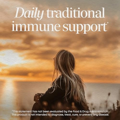 Nature's Way Schwarzer Holunder Kapseln – Immununterstützung mit Holunder & Holunderblüten, 1.150 mg pro 2-Kapsel-Portion, pflanzliche vegane Kapseln, 100 Stück