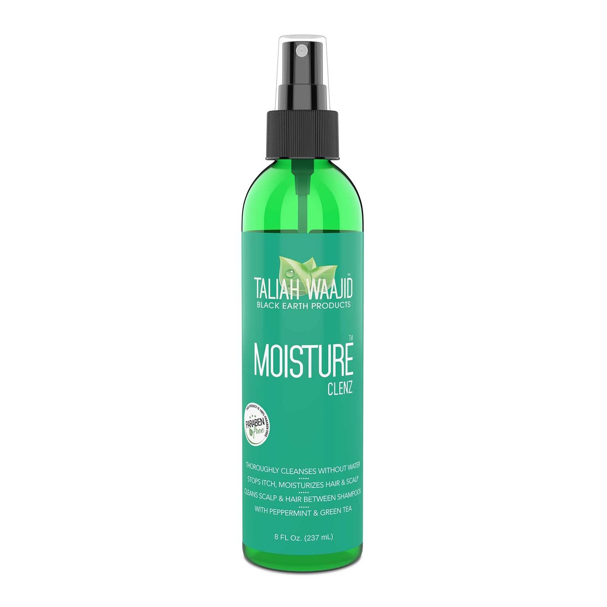 Taliah Waajid Black Earth Products Moisture Clenz, 237 ml – Feuchtigkeitsspendendes Reinigungsshampoo für Kopfhaut und Haar