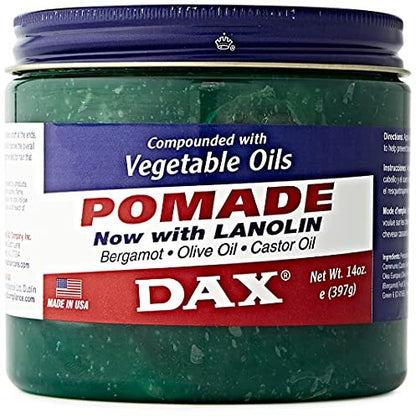 DAX Pomade – 14 Unzen, starke Haarpflege für langanhaltenden Halt und Glanz