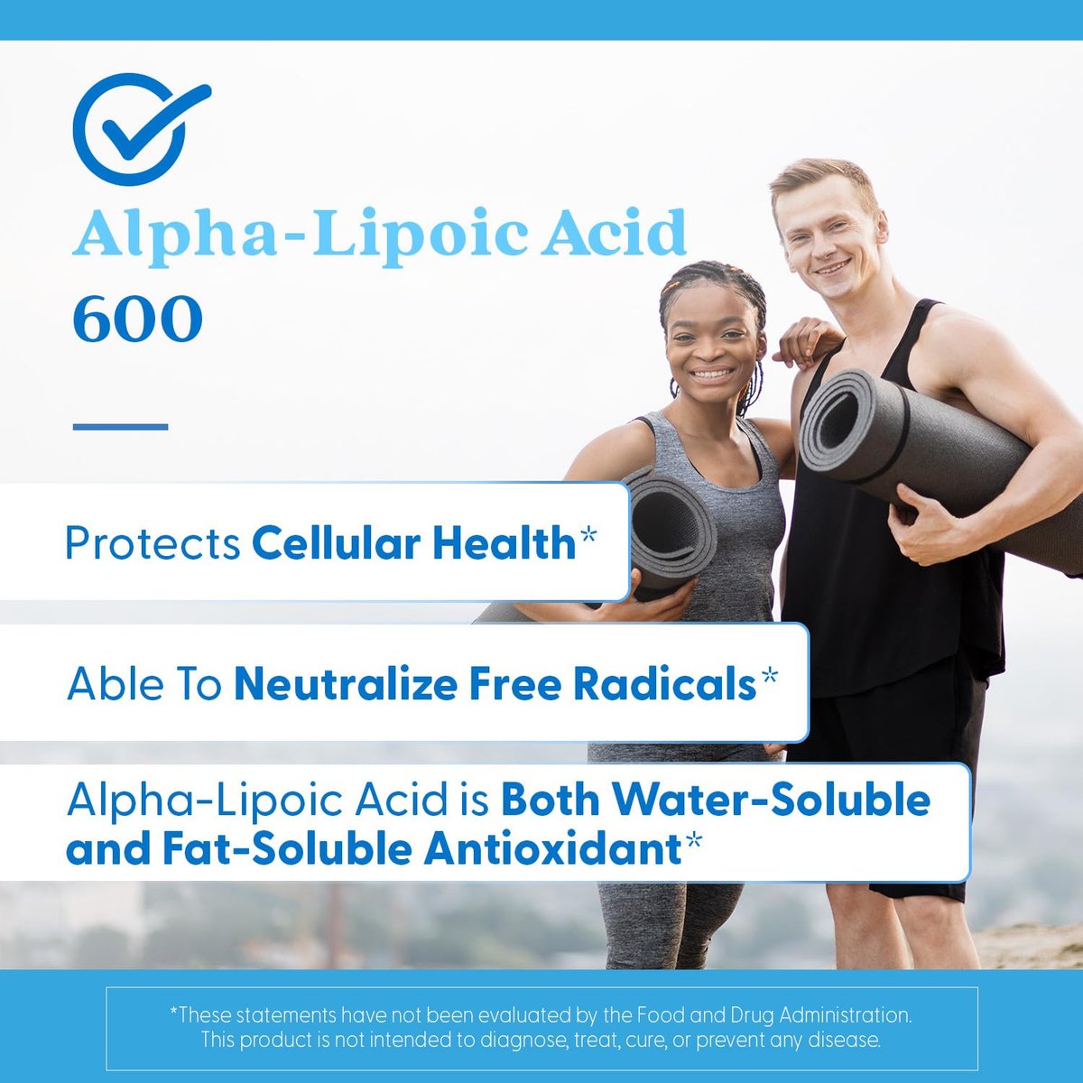 Doctor's Best Alpha-Liponsäure 600 mg – 60 vegane Kapseln, Antioxidans für Nerven und Zellen, Non-GMO, glutenfrei