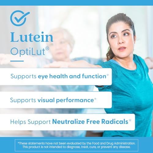 Doctor's Best Lutein 20 mg mit Trans-Zeaxanthin – Augen-Gesundheit, Sehkraft & Makula-Unterstützung, 120 vegane Kapseln