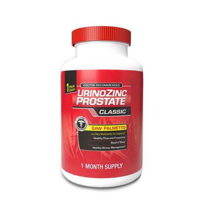 Urinozinc Classic Prostata Supplement, ärztlich empfohlen mit Sägepalme, 30 Kapseln