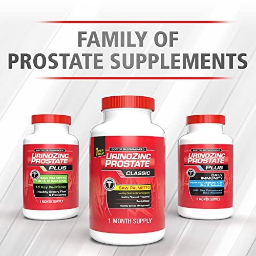 Urinozinc Classic Prostata Supplement, ärztlich empfohlen mit Sägepalme, 30 Kapseln