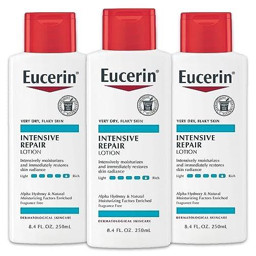 Eucerin Intensive Repair Body Lotion für sehr trockene Haut, 8,4 Fl Oz Flasche, 3er-Pack