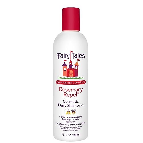 Fairy Tales Rosemary Repel Tägliches Kindershampoo – Kinder lieben den Duft, Läuse nicht, 355 ml (1er-Pack)