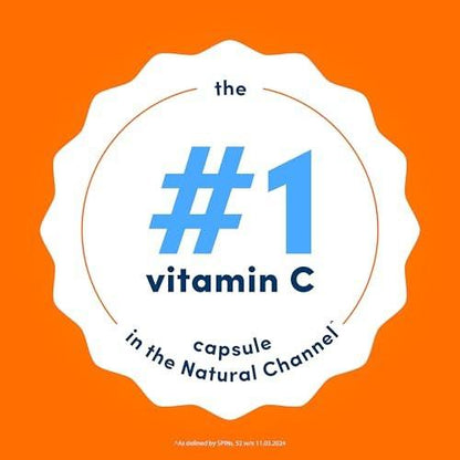 American Health Ester-C 500 mg mit Citrus-Bioflavonoiden, 60 Kapseln – Hochwertiges Vitamin C