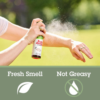 Quantum Health Buzz Away Extreme – DEET-freies Insektenspray mit ätherischen Ölen, 118 ml