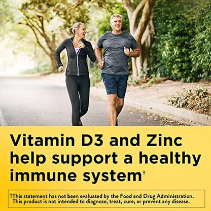Nature Made Calcium Magnesium Zinc mit Vitamin D3 – 300 Tabletten für starke Knochen