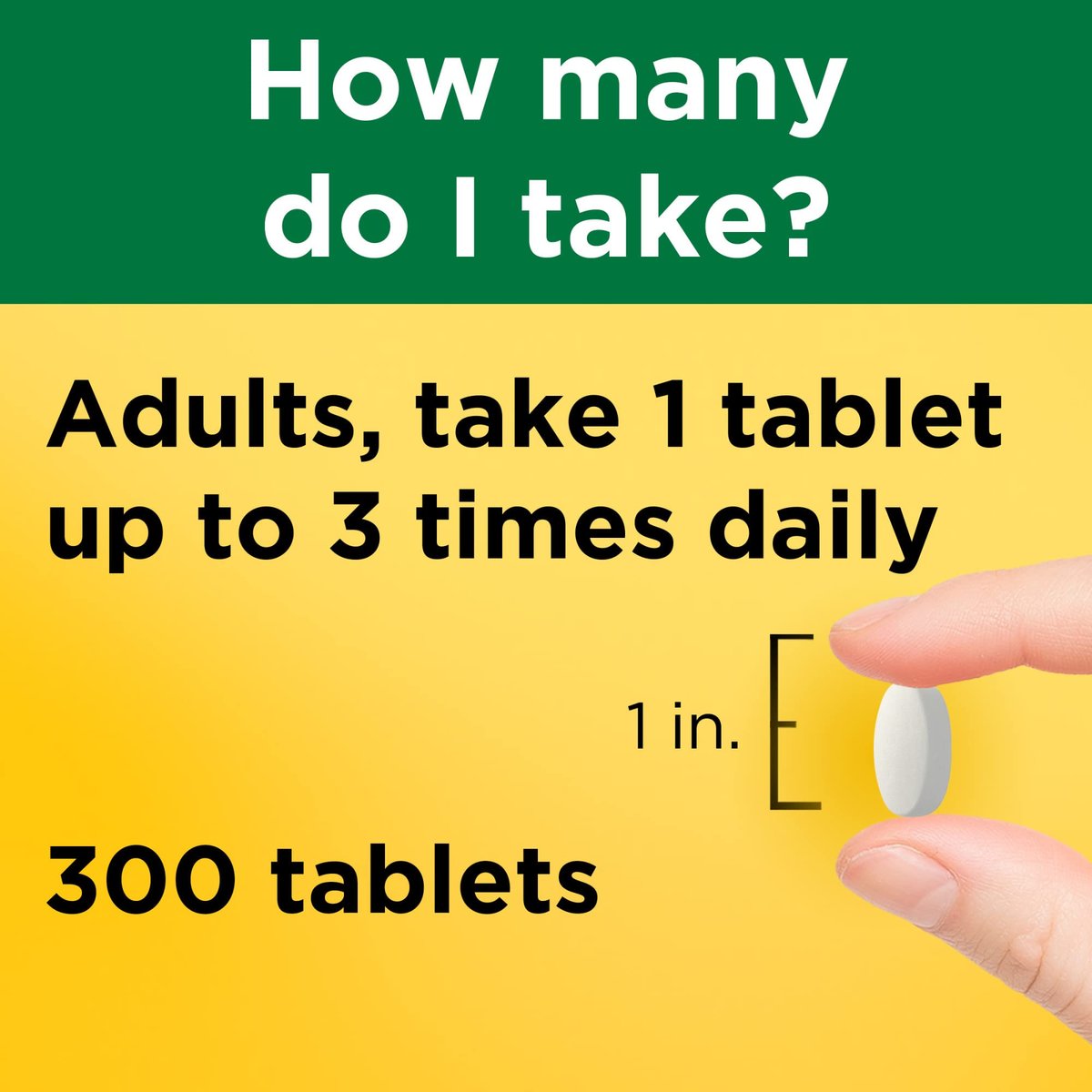 Nature Made Calcium Magnesium Zinc mit Vitamin D3 – 300 Tabletten für starke Knochen