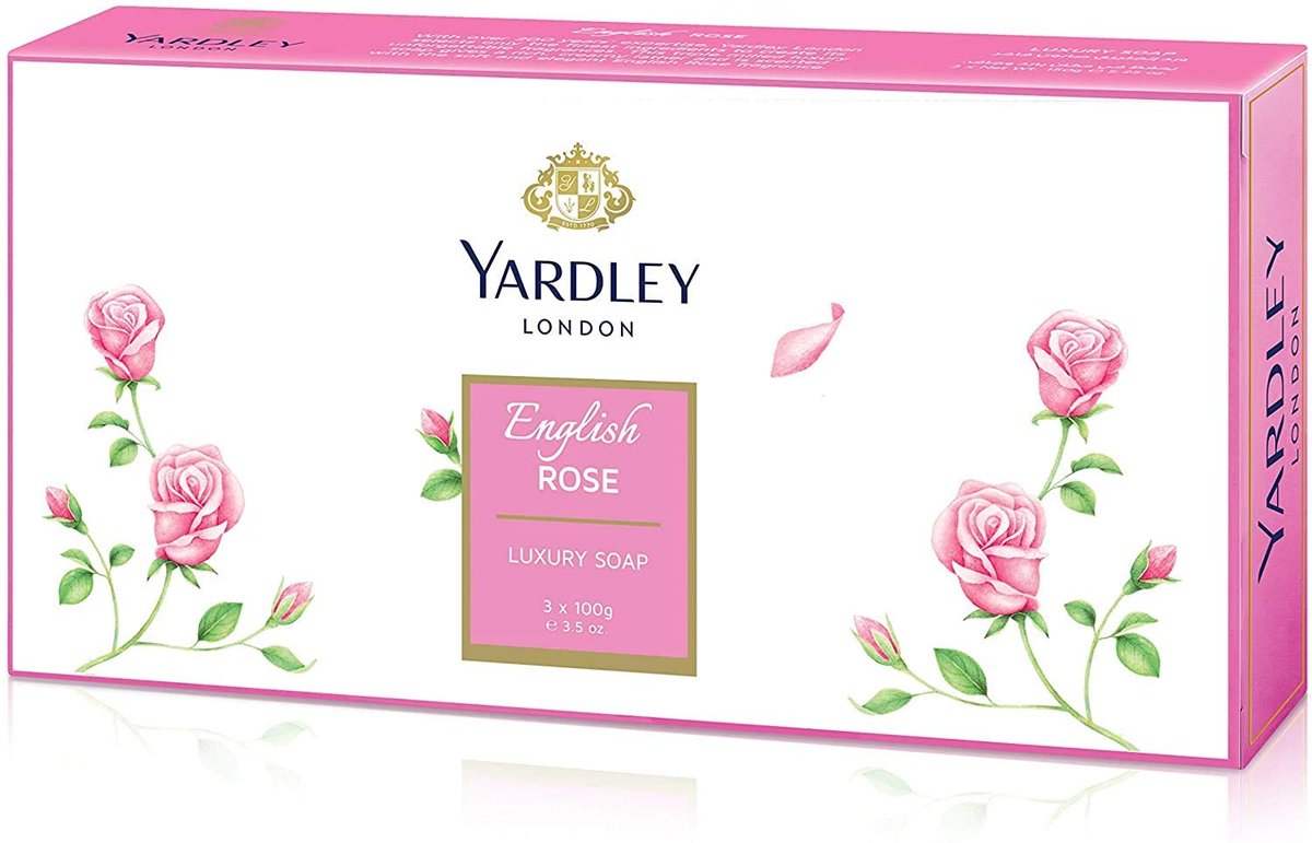 Yardley English Rose Seife 3er Pack 100g pro Riegel