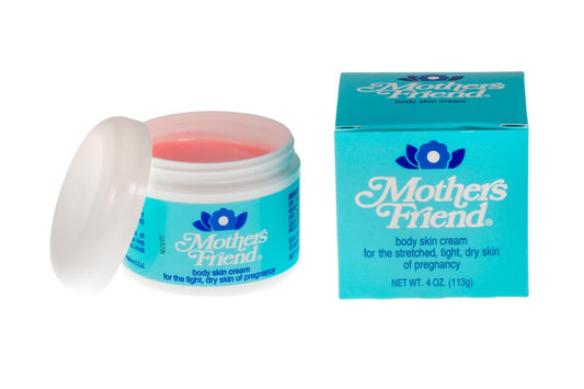 Mothers Friend Körper- und Hautcreme – Beruhigende Pflege für schwangere Haut, 118 ml