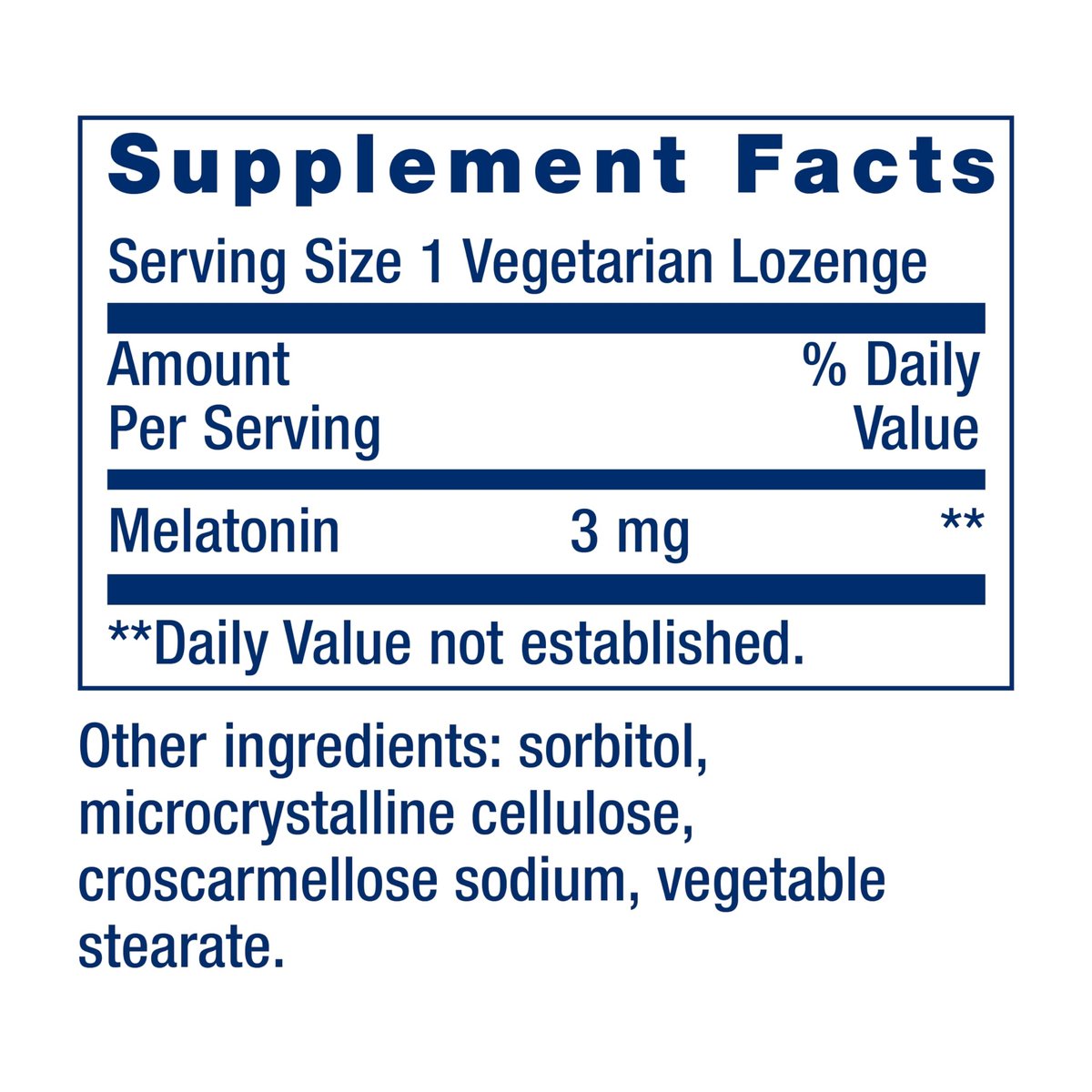 Life Extension Melatonin 3 mg – Optimale Schlafunterstützung, gesunder circadianer Rhythmus, Zellschutz, glutenfrei, nicht-GVO, vegetarisch, 60 lutschtabletten