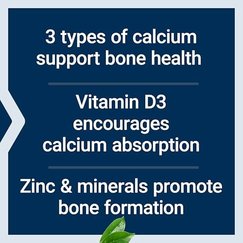 Life Extension Bone Restore Calcium-Komplex mit Vitamin D3, Magnesium, Bor, Zink, Mangan, Silicium – Unterstützt gesunde Knochendichte, glutenfrei, non-GMO, 120 Kapseln