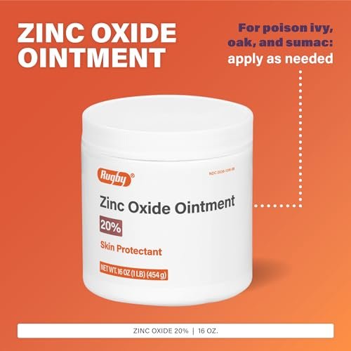 Rugby Zinkoxid-Salbe Hautschutzmittel - 20% - 454 g (1 Pfund) (1 Packung)