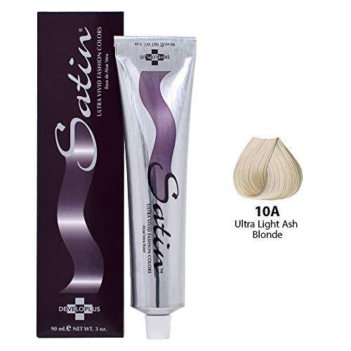 Satin Haircolor 10a Ultra Light Ash Blonde – Aschblondes Haarfärbemittel für zu Hause