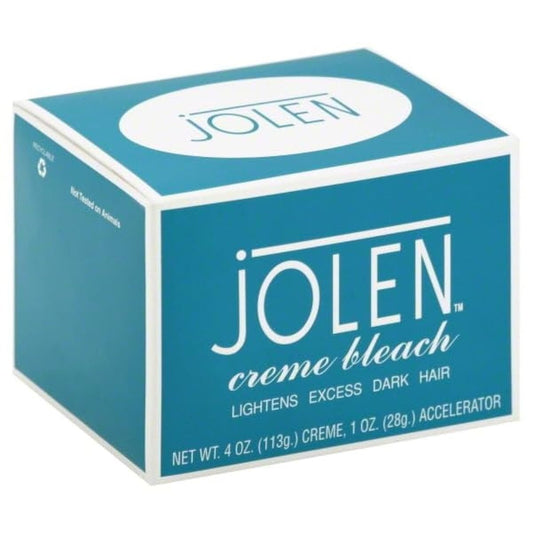 Jolen Creme Bleach Original Formula – 4 Unzen, 1 Packung, sanfte Haaraufhellung für Gesicht und Körper