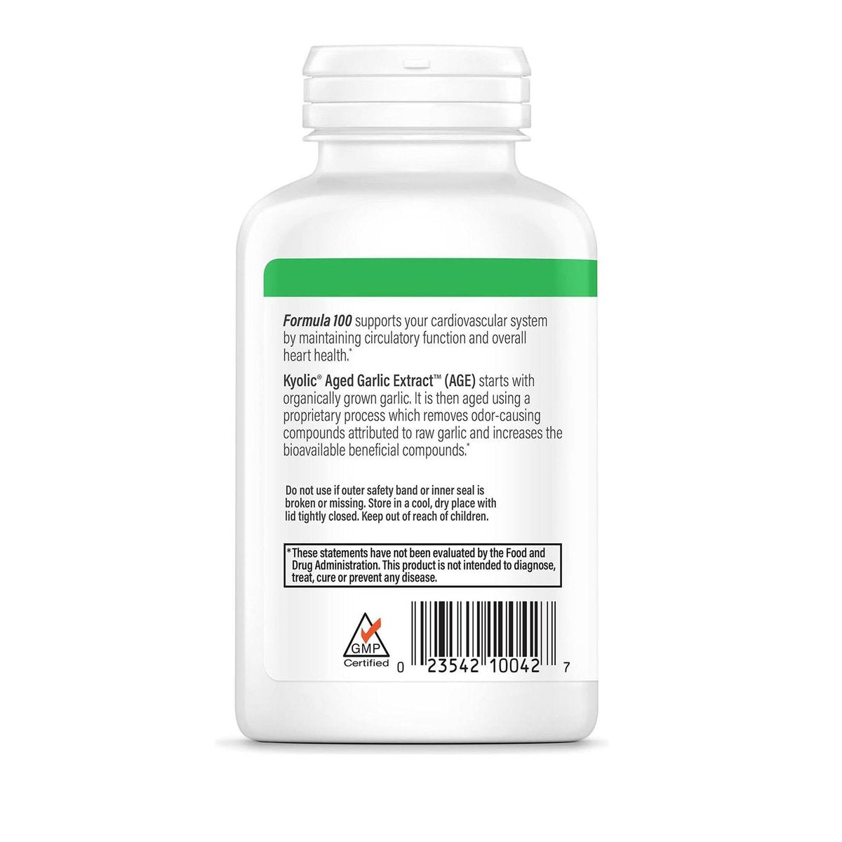 Kyolic Knoblauch Extrakt Formula 100 – 200 Kapseln für die Herz-Kreislauf-Gesundheit