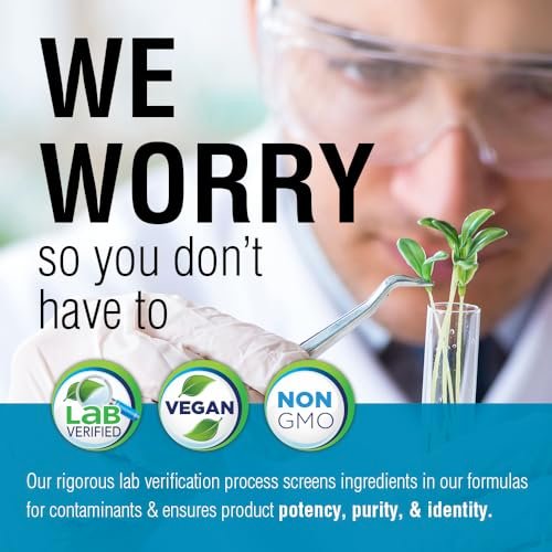 Solaray Biotin 5000 mcg Timed-Release - Reines Biotin für Haar, Haut und Nägel - 60 vegane Kapseln