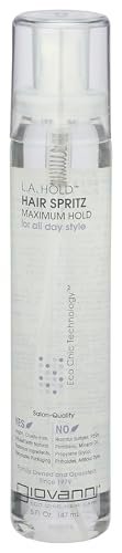 GIOVANNI L.A. Hold Hair Spritz – Maximaler Halt Stylingspray, Leicht, Lauryl- & Laurethsulfatfrei – 148 ml