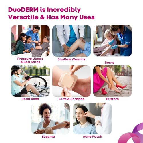 ConvaTec DuoDERM Extra Thin Hydrokolloid-Wundverband 10x10 cm, steril, wasserdicht, 10 Stück
