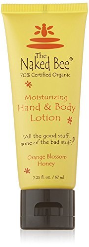 The Naked Bee Nährende Körperlotion für alle Hauttypen (2,25 oz) – Feuchtigkeitsspendende Lotion für trockene Haut mit Orangenblütenhonig