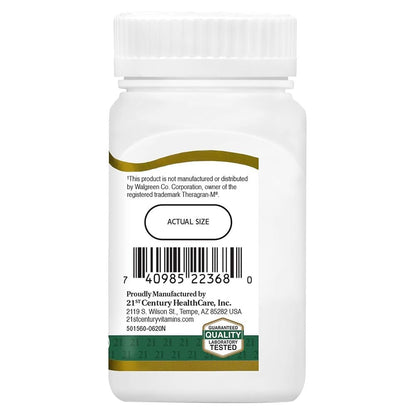 21st Century Therapeutic M Tabletten – 130 Stück, Hochdosiertes Vitamin- & Mineralpräparat