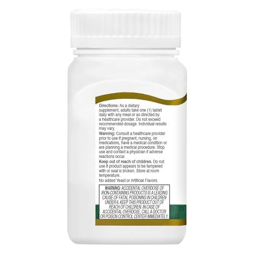 21st Century Therapeutic M Tabletten – 130 Stück, Hochdosiertes Vitamin- & Mineralpräparat