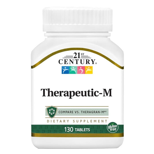 21st Century Therapeutic M Tabletten – 130 Stück, Hochdosiertes Vitamin- & Mineralpräparat
