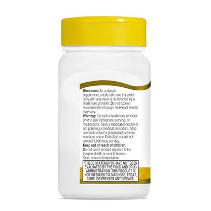 21st Century Folsäure 400 mcg Tabletten, 250 Stück