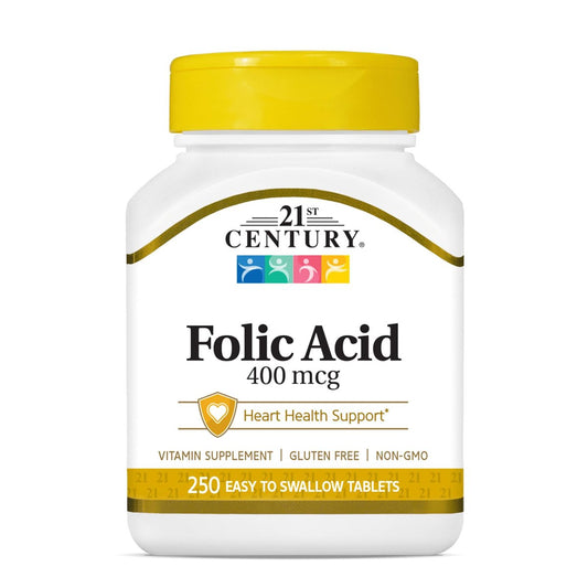 21st Century Folsäure 400 mcg Tabletten, 250 Stück