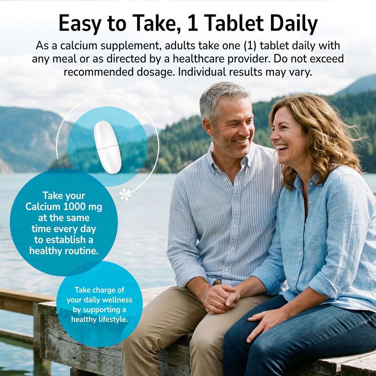 21st Century Calcium Plus D3 Tabletten, 90 Stück, 1000 mg Calcium mit Vitamin D3 20 µg (800 IE), glutenfrei & nicht-GVO, Knochengesundheitspräparat für Männer & Frauen, ohne zugesetzte Hefe oder künstliche Aromen