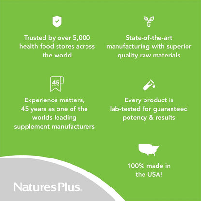 NaturesPlus Zink Tabletten - 10 mg, 90 Vegetarische Kapseln - Immunsystem Unterstützung für Zellwachstum & Reparatur - Fördert Gesunde Verdauung, Stoffwechsel & Sehkraft - Glutenfrei