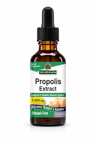 Nature's Answer Alkoholfreies Propolis-Harz, 30 ml (1 fl.oz) – Hochwertiges Nahrungsergänzungsmittel
