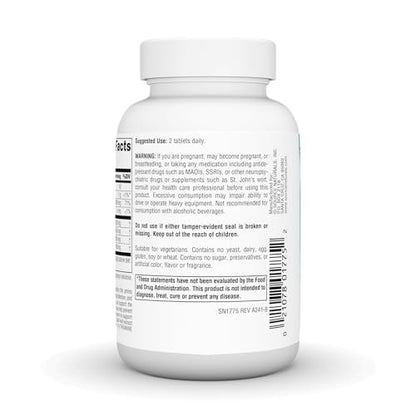 Source Naturals Serene Science L-Theanin mit Magnesium und GABA – 60 Tabletten