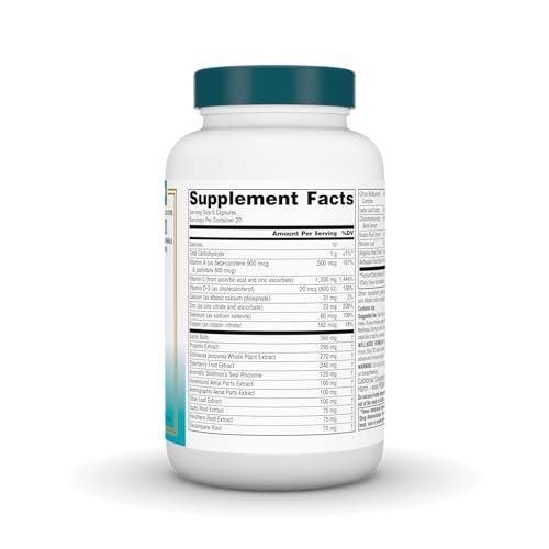 Source Naturals Wellness Formula Bio-Aligned Vitamine & Kräuterabwehr für fortgeschrittene Immununterstützung – Nahrungsergänzungsmittel & Immunbooster – 120 Kapseln