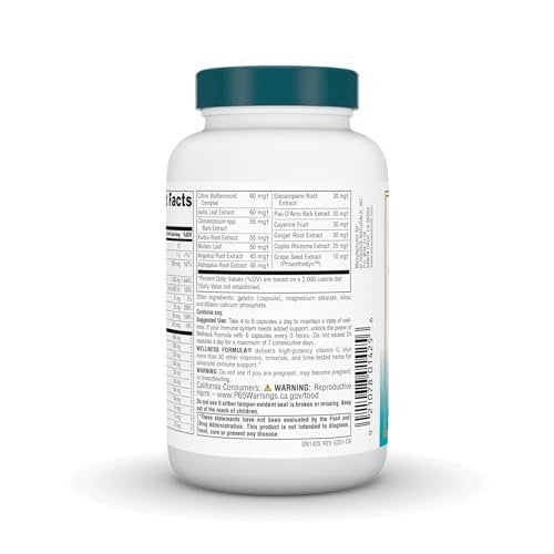 Source Naturals Wellness Formula Bio-Aligned Vitamine & Kräuterabwehr für fortgeschrittene Immununterstützung – Nahrungsergänzungsmittel & Immunbooster – 120 Kapseln