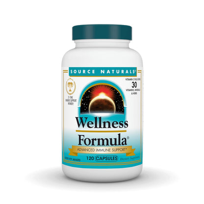 Source Naturals Wellness Formula Bio-Aligned Vitamine & Kräuterabwehr für fortgeschrittene Immununterstützung – Nahrungsergänzungsmittel & Immunbooster – 120 Kapseln