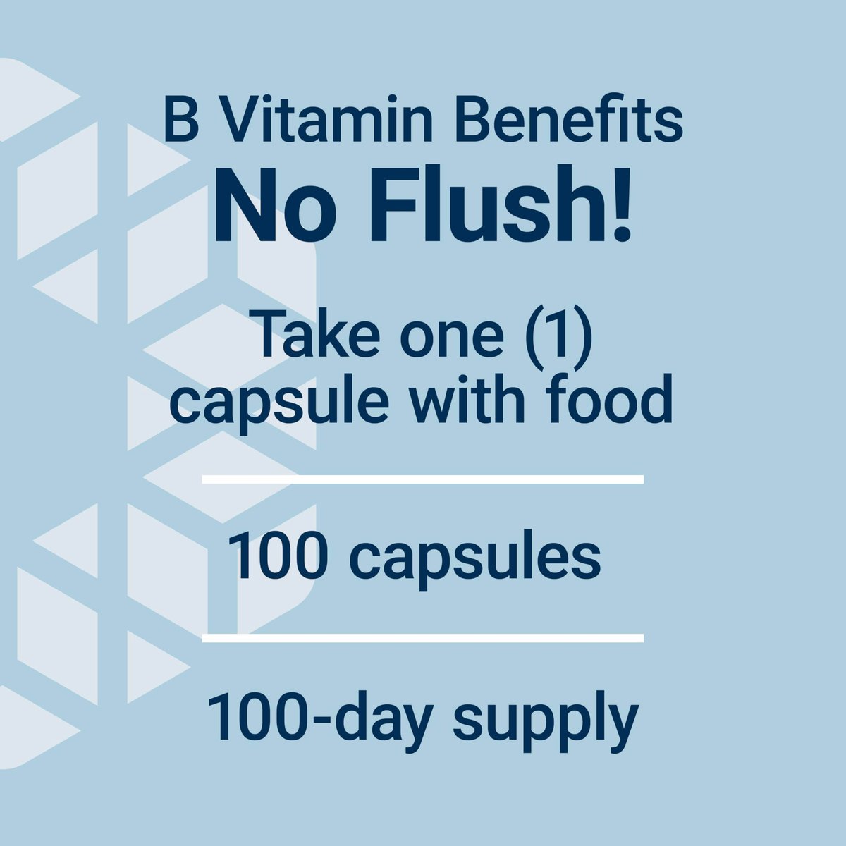 Life Extension No Flush Niacin – B3 für Herzgesundheit, Cholesterin & Energie, Nicht-GVO, Glutenfrei, 100 Kapseln