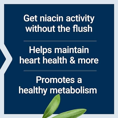 Life Extension No Flush Niacin – B3 für Herzgesundheit, Cholesterin & Energie, Nicht-GVO, Glutenfrei, 100 Kapseln